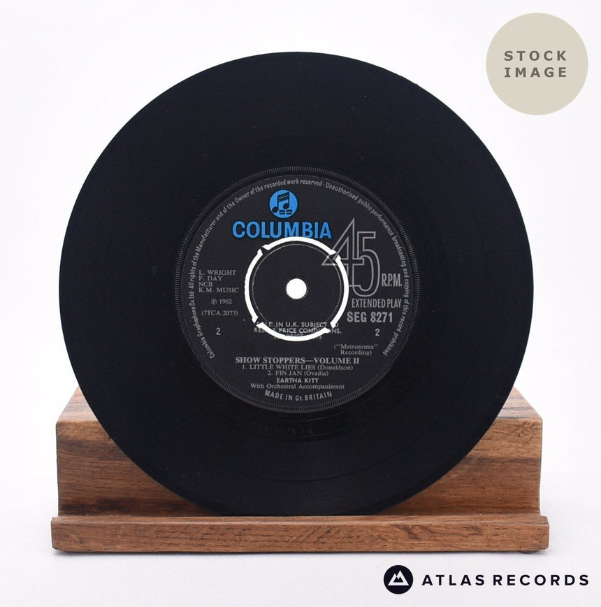 Eartha Kitt Show Stoppers Volume 2 7" Vinyl Record - Record B Side