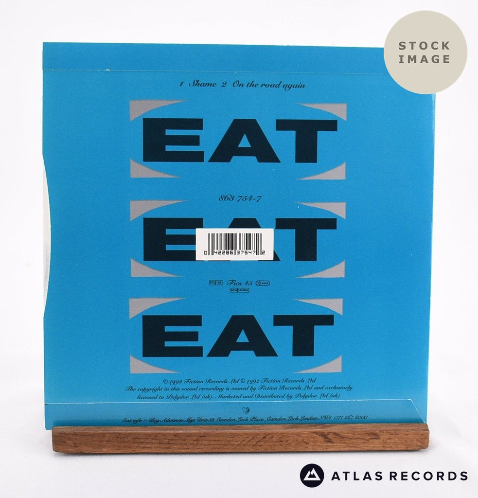 Eat Shame 1989 Vinyl Record - Reverse Of Sleeve
