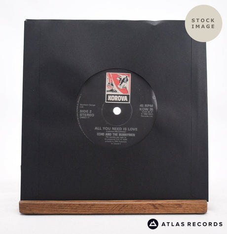 Echo & The Bunnymen Seven Seas 7" Vinyl Record - Reverse Of Sleeve