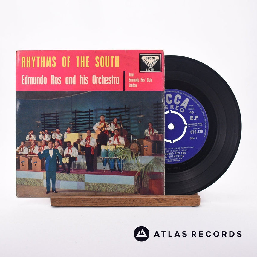 Edmundo Ros & His Orchestra Rhythms Of The South 7" Vinyl Record - Front Cover & Record