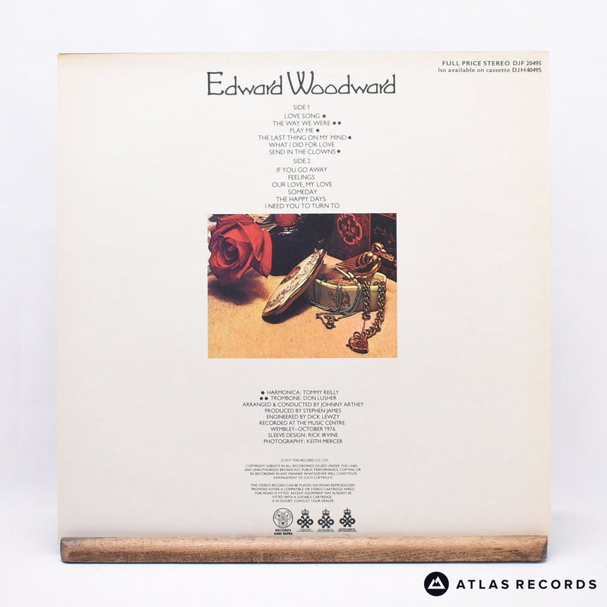 Edward Woodward - Love Is The Key - LP Vinyl Record - NM/EX