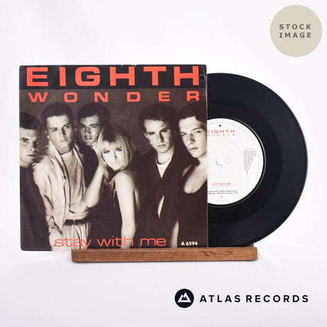 Eighth Wonder Stay With Me 7" Vinyl Record - Sleeve & Record Side-By-Side