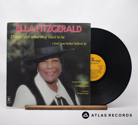 Ella Fitzgerald Things Ain't What They Used To Be LP Vinyl Record - Front Cover & Record