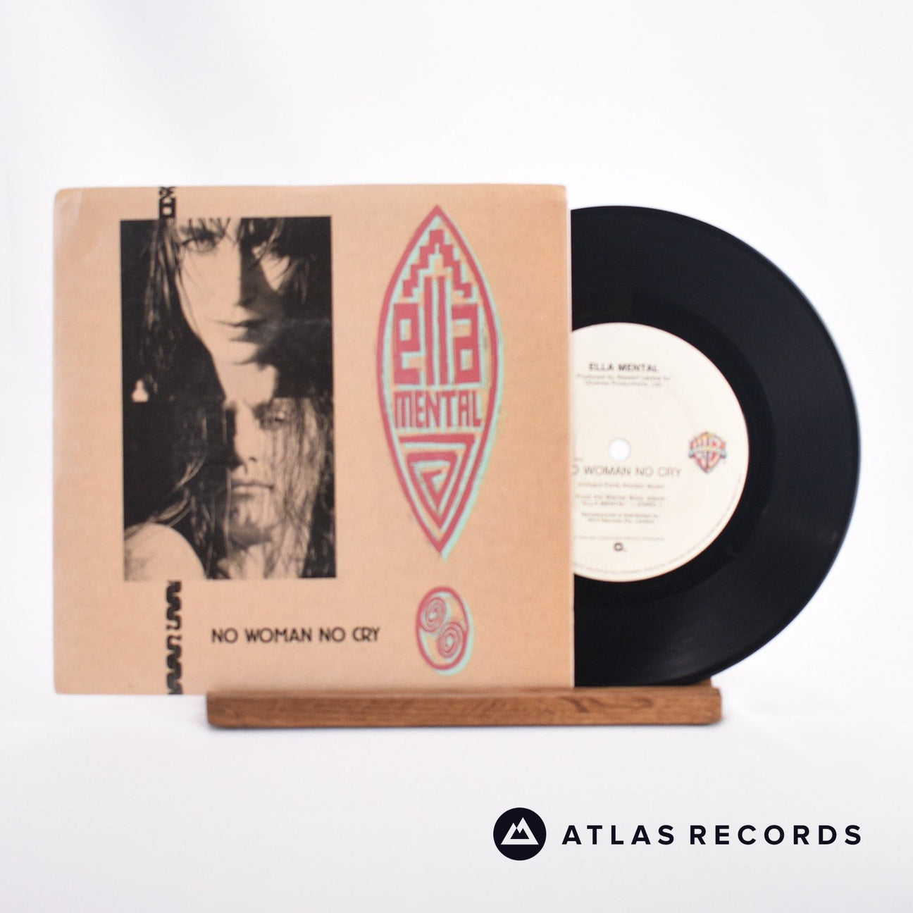 Ella Mental No Woman No Cry 7" Vinyl Record - Front Cover & Record