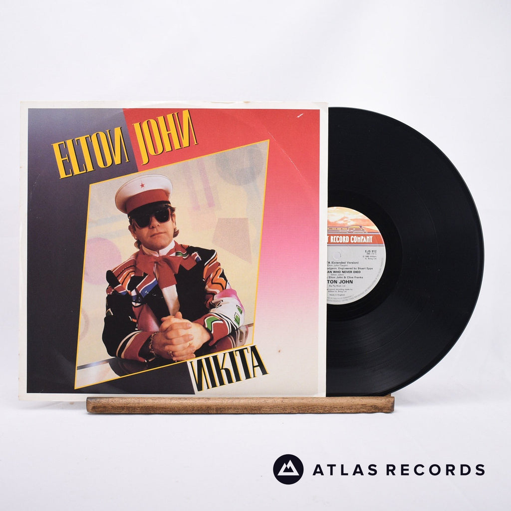 Elton John Nikita 12" Vinyl Record - Front Cover & Record