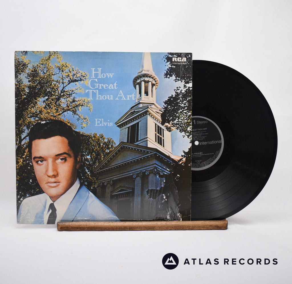 Elvis Presley How Great Thou Art LP Vinyl Record - Front Cover & Record