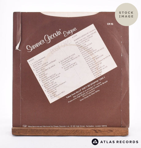 Enigma Summer Groovin' 7" Vinyl Record - Reverse Of Sleeve
