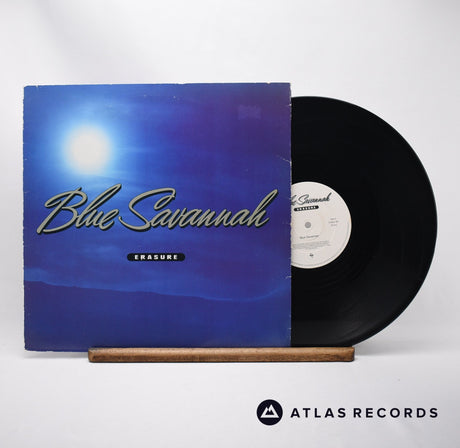 Erasure Blue Savannah 12" Vinyl Record - Front Cover & Record