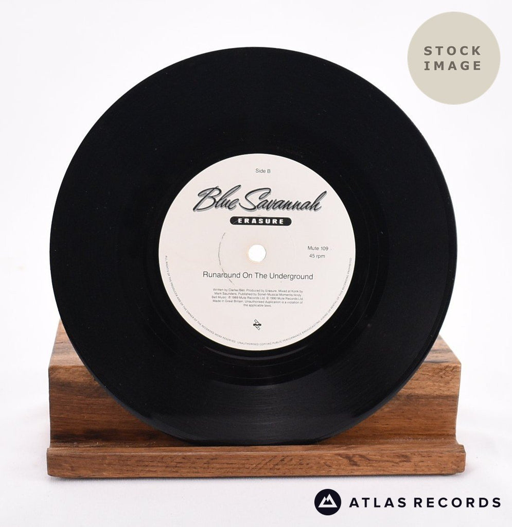 Erasure Blue Savannah Vinyl Record - Record B Side