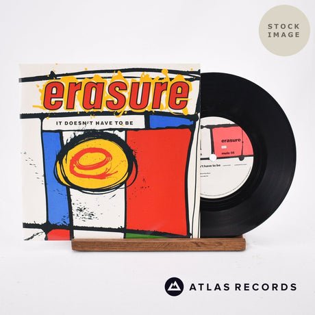 Erasure It Doesn't Have To Be Vinyl Record - Sleeve & Record Side-By-Side