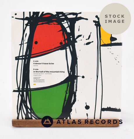 Erasure It Doesn't Have To Be Vinyl Record - Reverse Of Sleeve