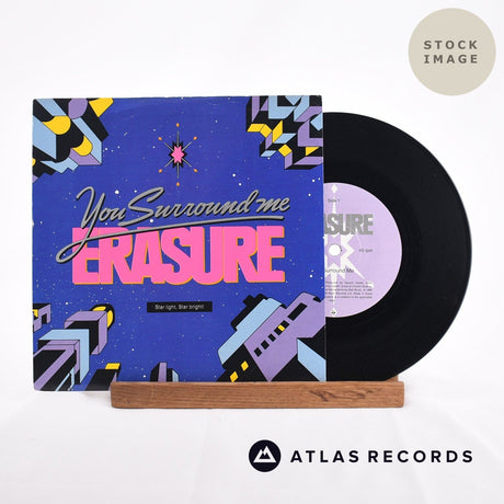 Erasure You Surround Me Vinyl Record - Sleeve & Record Side-By-Side