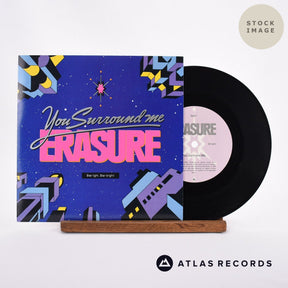Erasure You Surround Me Vinyl Record - Sleeve & Record Side-By-Side