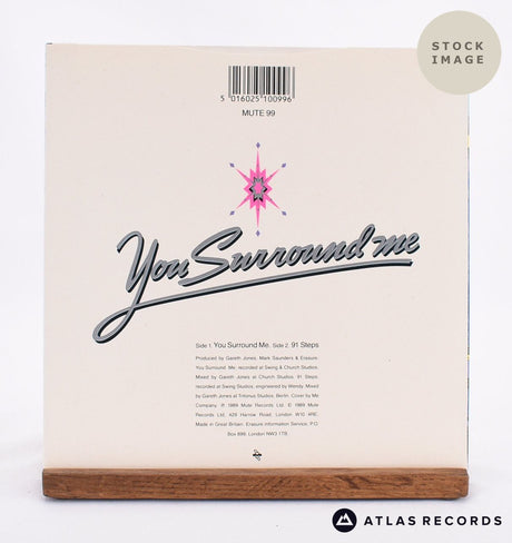Erasure You Surround Me Vinyl Record - Reverse Of Sleeve