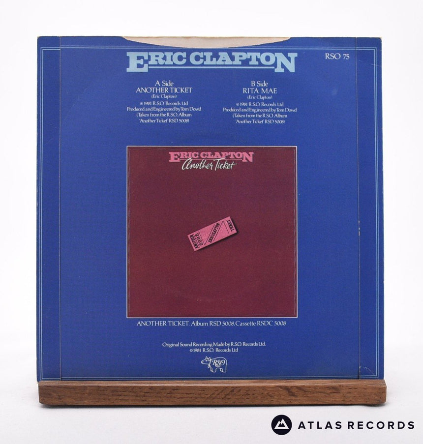 Eric Clapton And His Band - Another Ticket - 7" Vinyl Record - EX/NM