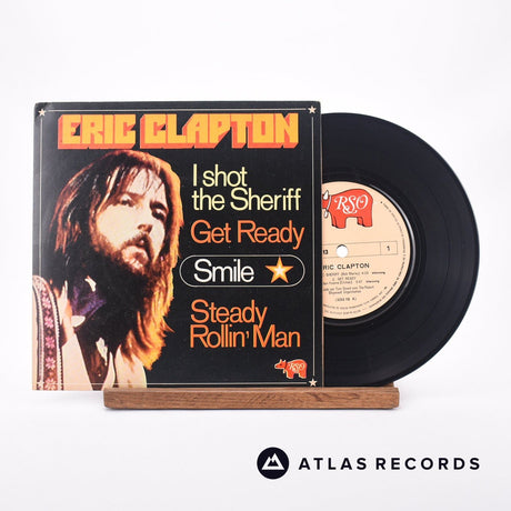 Eric Clapton I Shot The Sheriff 7" Vinyl Record - Front Cover & Record
