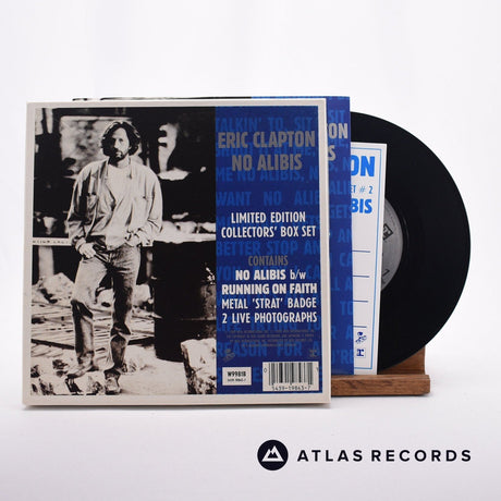 Eric Clapton No Alibis Box Set 7" Vinyl Record - Front Cover & Record