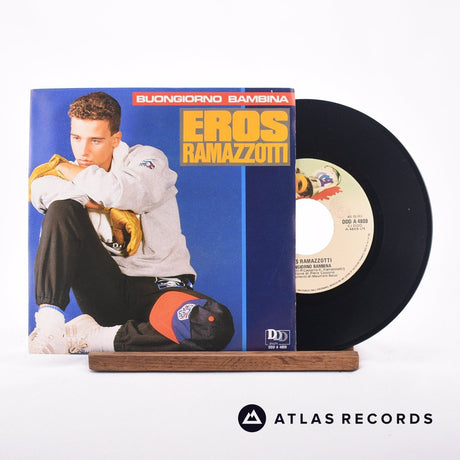 Eros Ramazzotti Buongiorno Bambina 7" Vinyl Record - Front Cover & Record