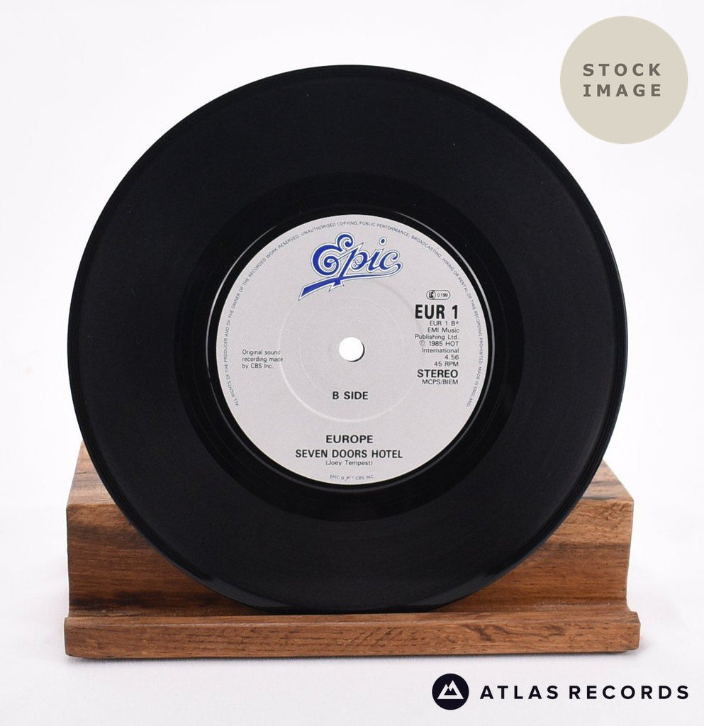 Europe Rock The Night Vinyl Record - Record B Side