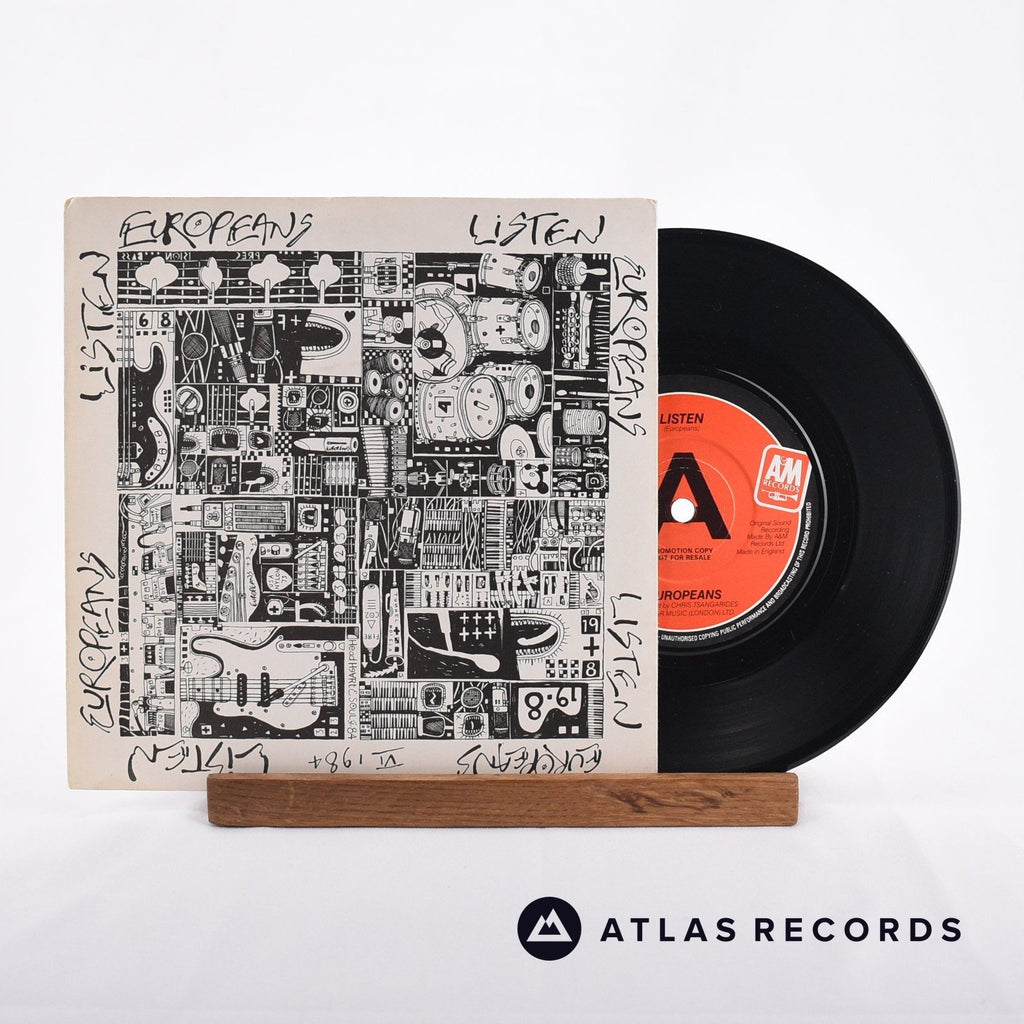 Europeans Listen 7" Vinyl Record - Front Cover & Record