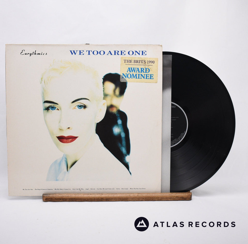 Eurythmics We Too Are One LP Vinyl Record - Front Cover & Record
