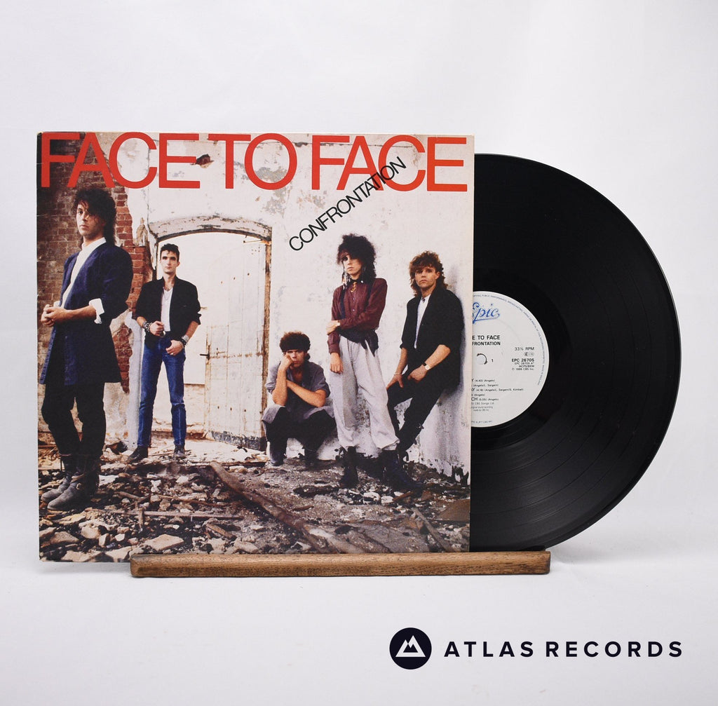Face To Face Confrontation LP Vinyl Record - Front Cover & Record