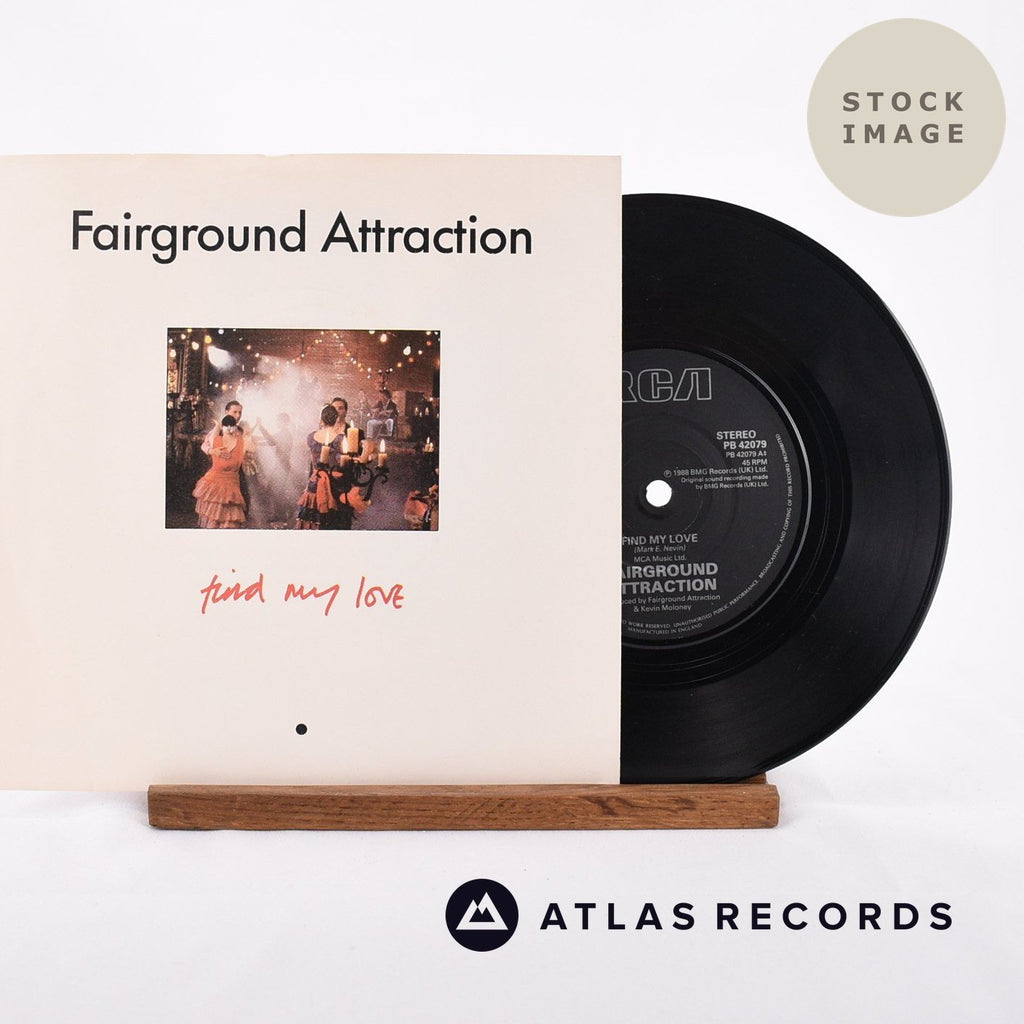 Fairground Attraction Find My Love Vinyl Record - Sleeve & Record Side-By-Side