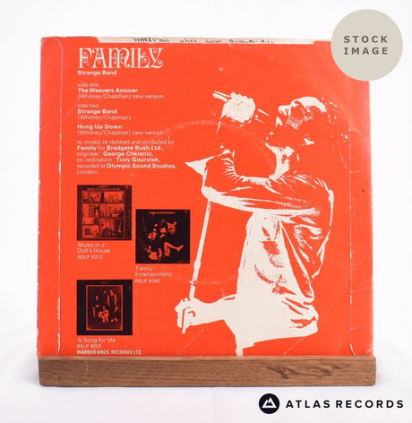 Family Strange Band 1985 Vinyl Record - Reverse Of Sleeve