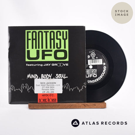 Fantasy UFO Mind, Body, Soul 7" Vinyl Record - Sleeve & Record Side-By-Side