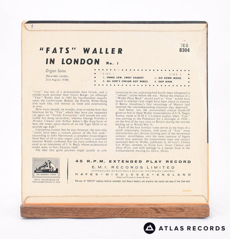 Fats Waller - "Fats" Waller In London (No. 1) - 7" EP Vinyl Record - VG+/VG