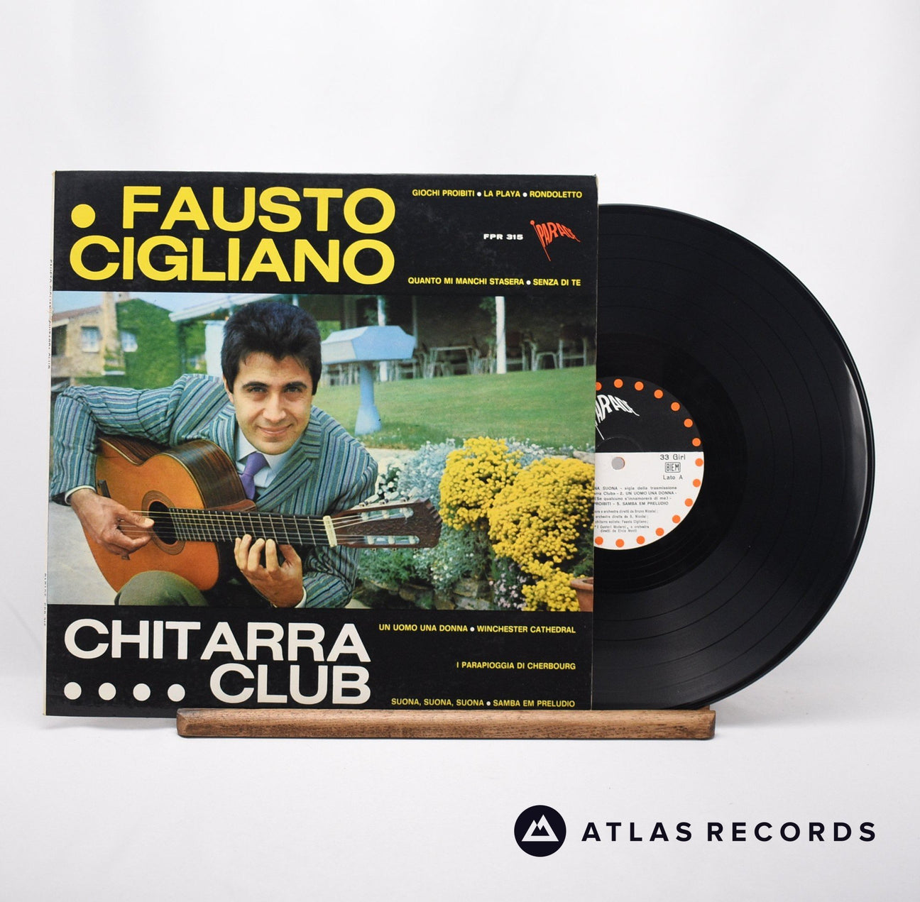 Fausto Cigliano Chitarra Club LP Vinyl Record - Front Cover & Record