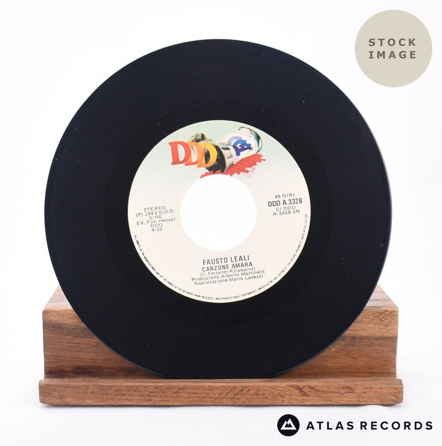 Fausto Leali Canzone Amara 7" Vinyl Record - Record A Side