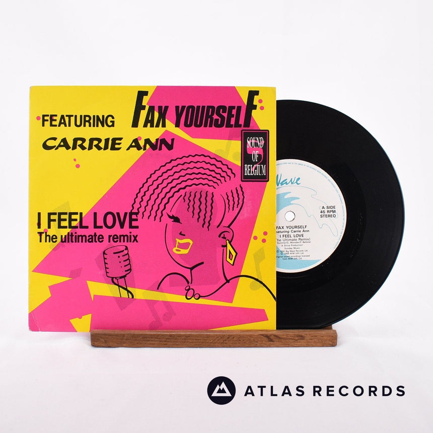 Fax Yourself I Feel Love (The Ultimate Remix) 7" Vinyl Record - Front Cover & Record