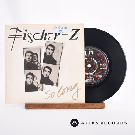 Fischer-Z So Long 7" Vinyl Record - Front Cover & Record