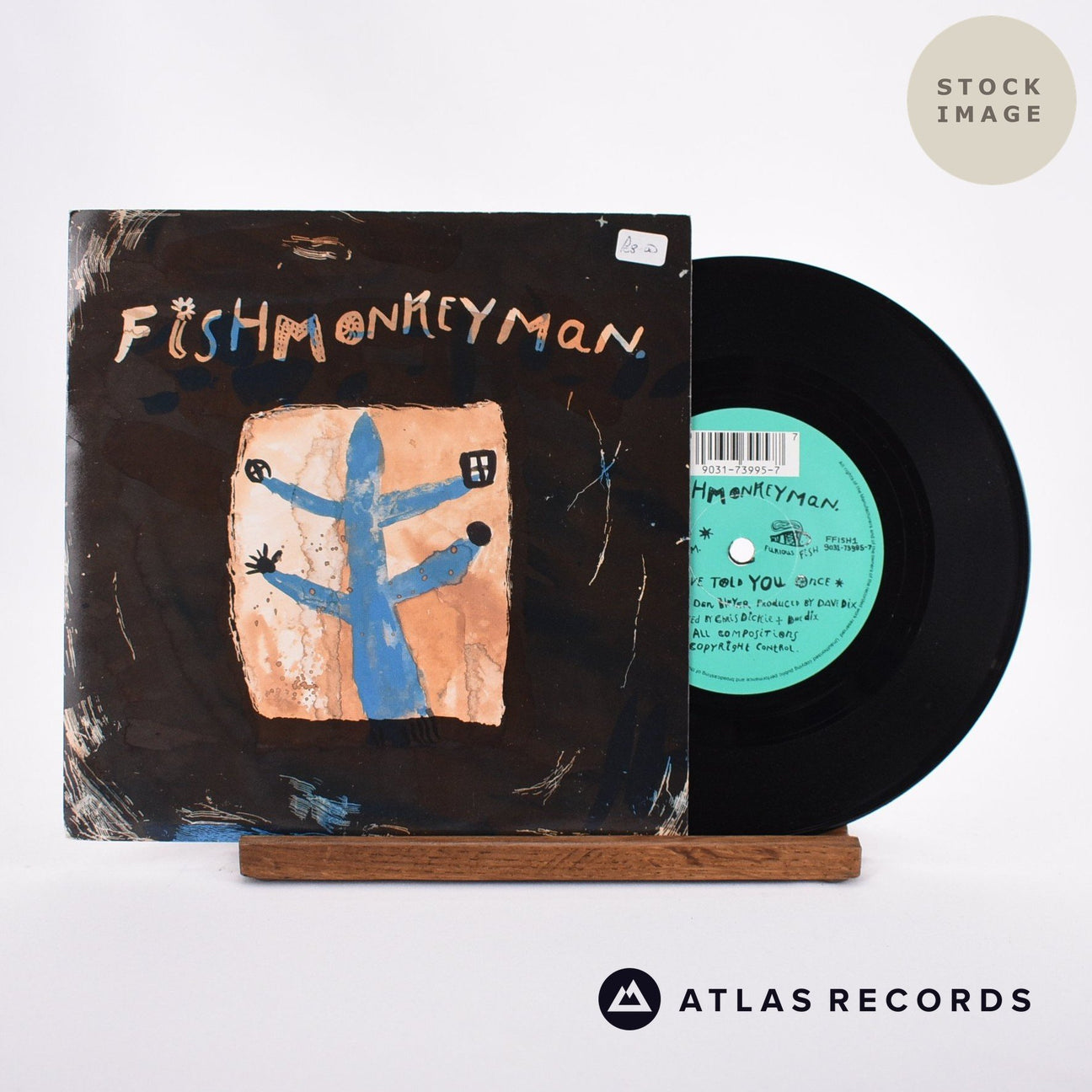 Fishmonkeyman If I've Told You Once Vinyl Record - Sleeve & Record Side-By-Side