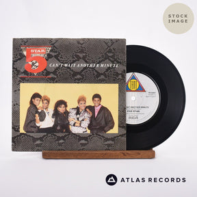 Five Star Can't Wait Another Minute Vinyl Record - Sleeve & Record Side-By-Side