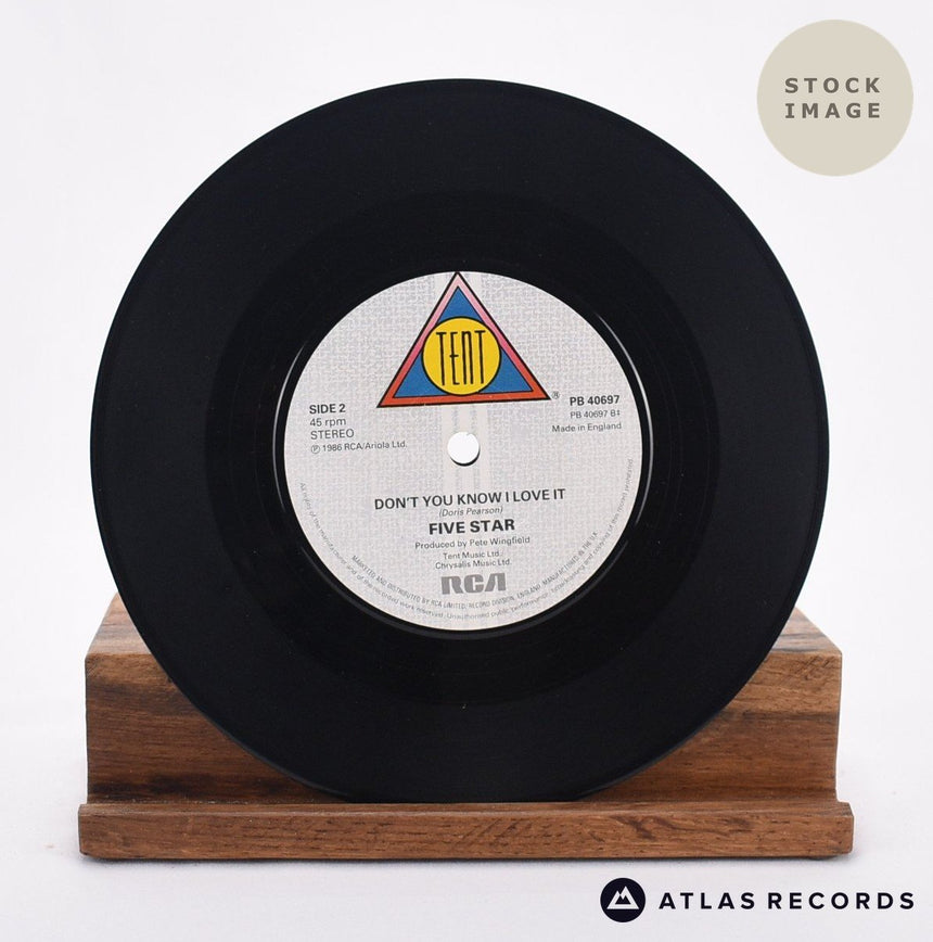 Five Star Can't Wait Another Minute Vinyl Record - Record B Side