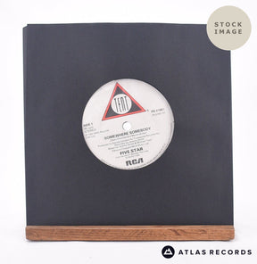 Five Star Somewhere Somebody 7" Vinyl Record - Sleeve & Record Side-By-Side