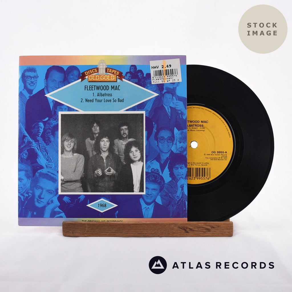 Fleetwood Mac Albatross 1990 Vinyl Record - Sleeve & Record Side-By-Side