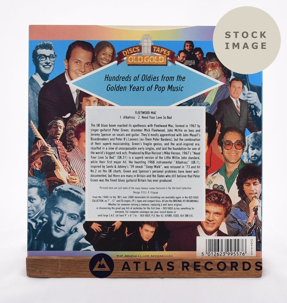 Fleetwood Mac Albatross 1990 Vinyl Record - Reverse Of Sleeve