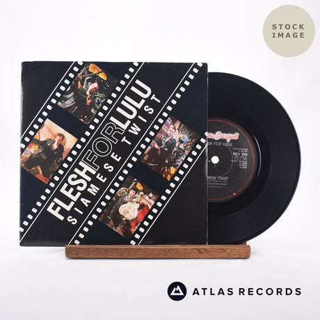 Flesh For Lulu Siamese Twist 7" Vinyl Record - Sleeve & Record Side-By-Side