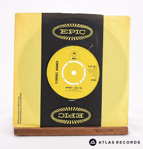 Florence Warner Anyway I Love You 7" Vinyl Record - In Sleeve