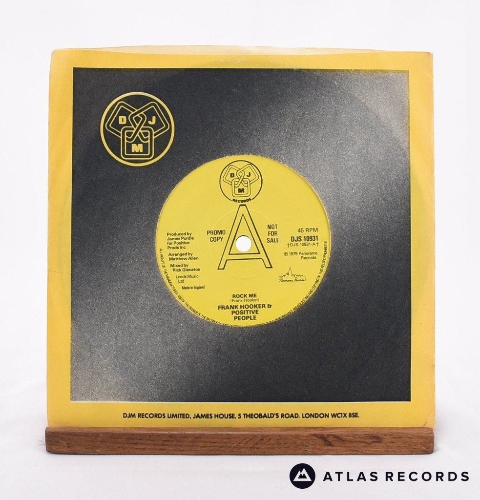 Frank Hooker & Positive People Rock Me 7" Vinyl Record - In Sleeve