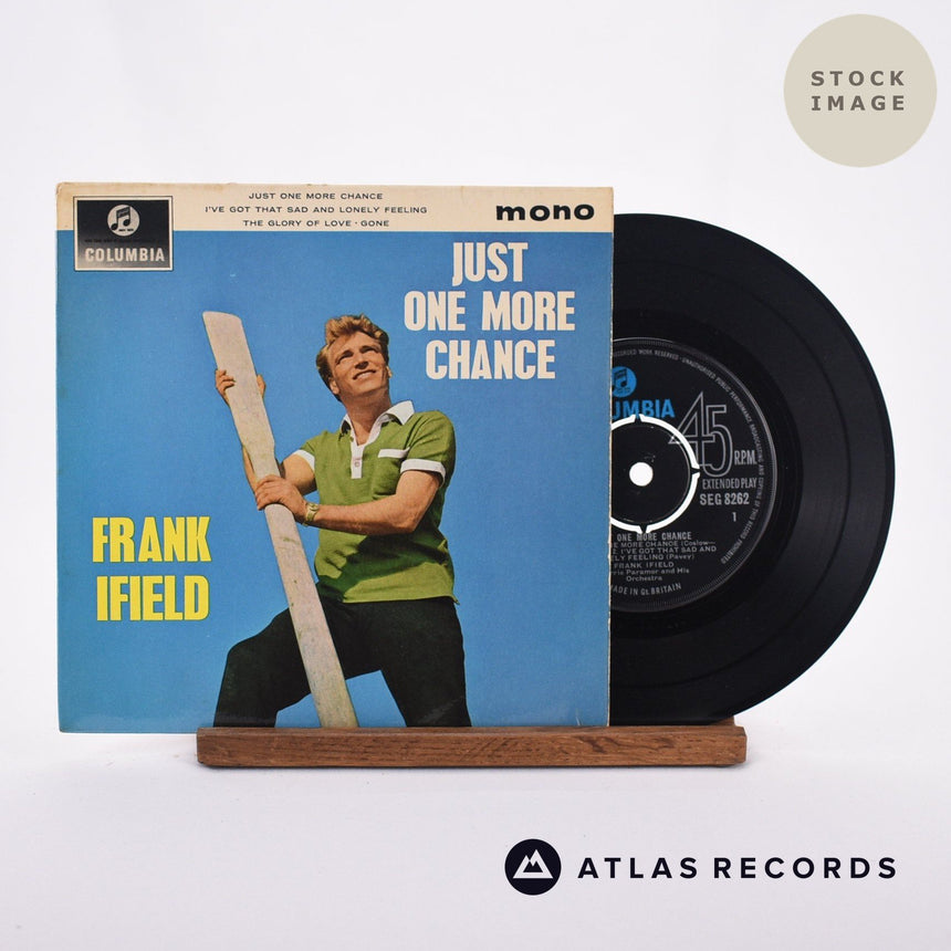 Frank Ifield Just One More Chance Vinyl Record - Sleeve & Record Side-By-Side