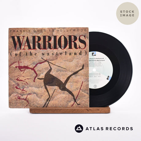 Frankie Goes To Hollywood Warriors 7" Vinyl Record - Sleeve & Record Side-By-Side