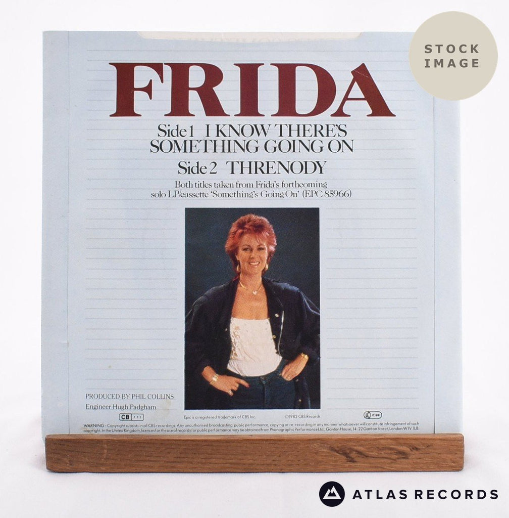 Frida I Know There's Something Going On Vinyl Record - Reverse Of Sleeve