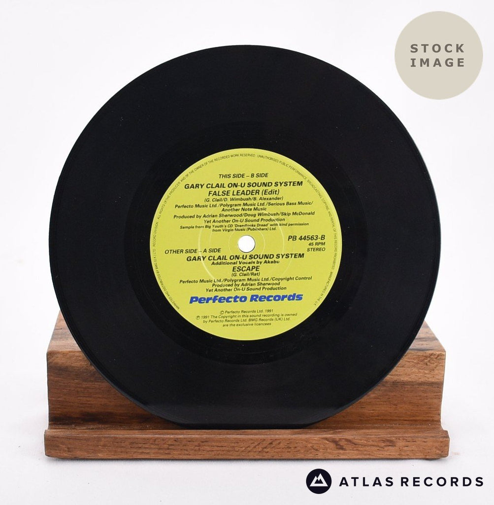 Gary Clail & On-U Sound System Escape Vinyl Record - Record B Side