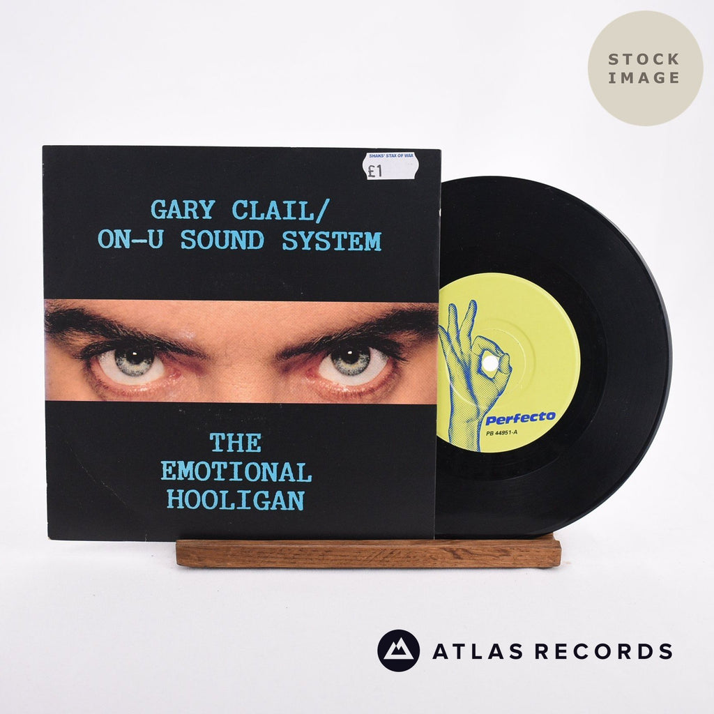 Gary Clail & On-U Sound System The Emotional Hooligan Vinyl Record - Sleeve & Record Side-By-Side