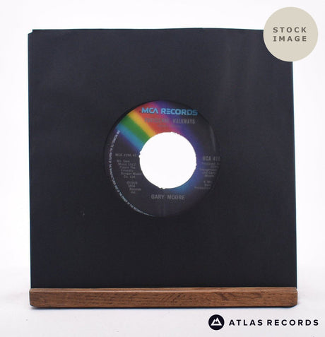 Gary Moore Parisienne Walkways 7" Vinyl Record - Sleeve & Record Side-By-Side
