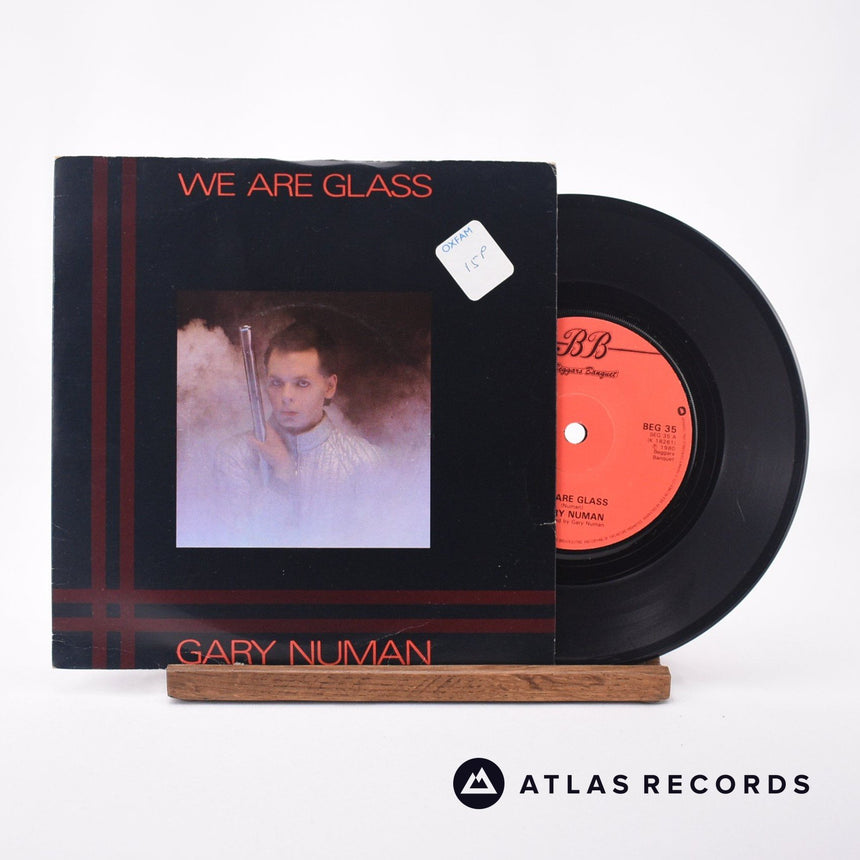 Gary Numan We Are Glass 7" Vinyl Record - Front Cover & Record